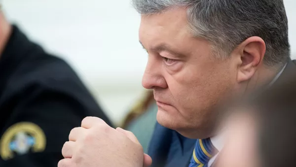 Президент Украины Петр Порошенко на заседании Совета национальной безопасности и обороны Украины (26 ноября 2018). Киев - Sputnik Армения