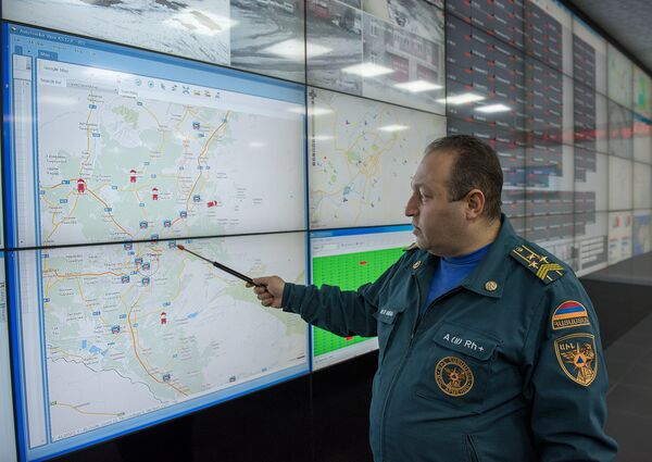 Руководитель Центра кризисного управления Оганес Хангелдян Руководитель Центра кризисного управления Оганес Хангелдян - Sputnik Արմենիա