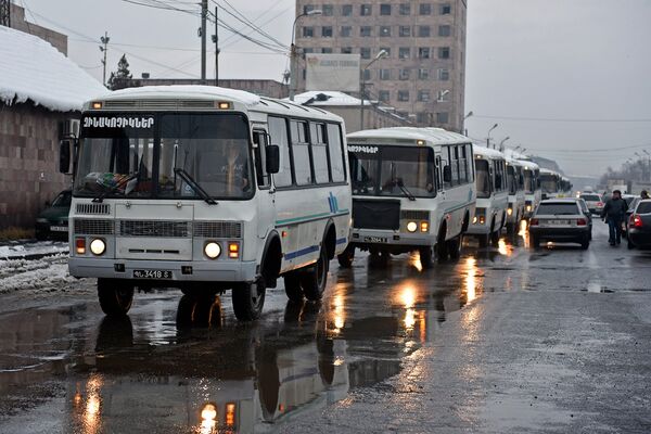 Автобусы для призывников Автобусы для призывников - Sputnik Армения