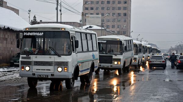 Автобусы для призывников - Sputnik Армения