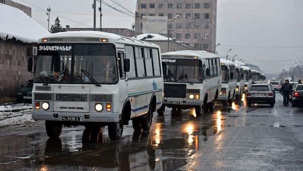 Автобусы для призывников - Sputnik Արմենիա