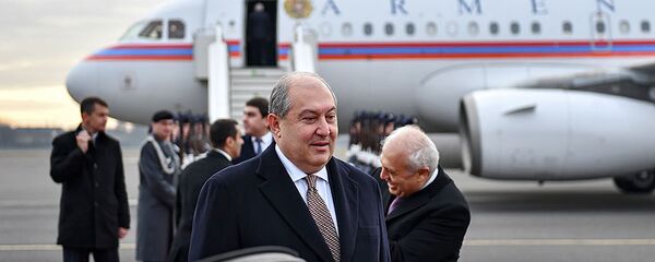 Президент Армении Армен Саркисян прибыл в Германию с официальным визитом (27 ноября 2018). Берлин  - Sputnik Արմենիա
