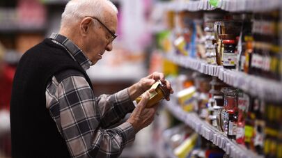 Покупатель в супермаркете