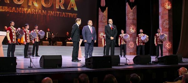 Церемония Благодарности «Летопись Милосердия» в МХАТе имени Горького (28 ноября 2018). Москвa - Sputnik Արմենիա