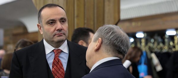 Вардан Тоганян на церемонии Благодарности «Летопись Милосердия» в МХАТе имени Горького (28 ноября 2018). Москвa - Sputnik Армения