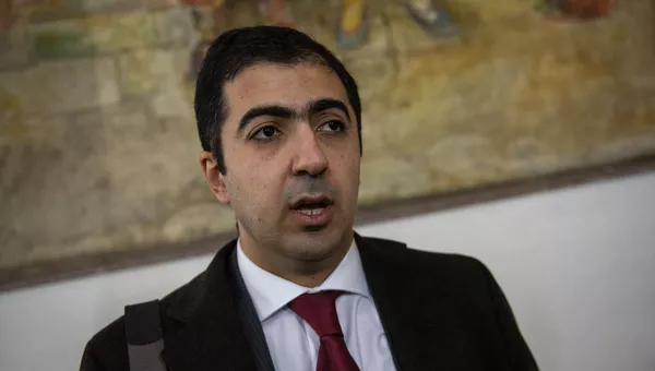 Адвокат Арам Орбелян ответил на вопросы журналистов в Апелляционном суде Армении (27 ноября 2018). Еревaн - Sputnik Армения