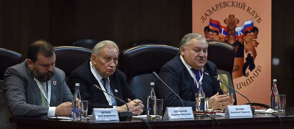 Заседание армяно-российского Лазаревского клуба (30 ноября 2018). Еревaн Заседание армяно-российского Лазаревского клуба (30 ноября 2018). Еревaн - Sputnik Армения