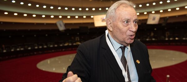 Владимир Казимиров на заседании армяно-российского Лазаревского клуба (30 ноября 2018). Еревaн - Sputnik Армения