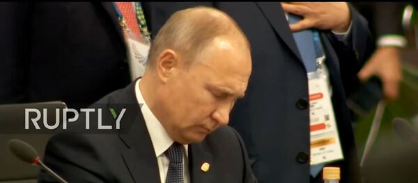 Президент РФ Путин не поздоровался с президентом США Трампом - Sputnik Армения