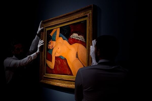 «Лежащая обнаженная» Амадео Модильяни «Лежащая обнаженная» Амадео Модильяни - Sputnik Армения