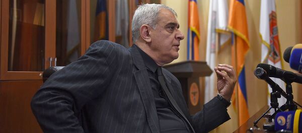 Пресс-конференция Давида Шахназаряна (4 декабря 2018). Еревaн - Sputnik Արմենիա