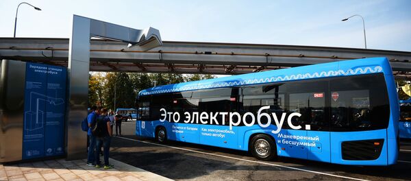 Запуск первых электробусов в Москве - Sputnik Армения