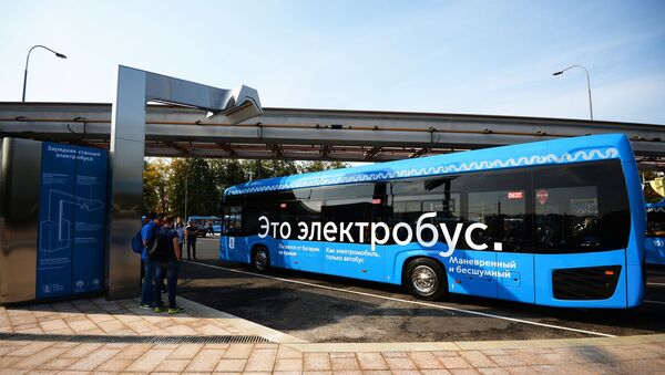 Запуск первых электробусов в Москве - Sputnik Արմենիա