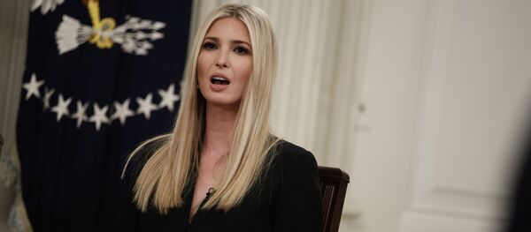 Дочь и советник президента США Иванка Трамп во время выступления в Белом доме  - Sputnik Армения