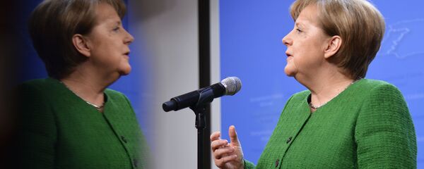 Канцлер Германии Ангела Меркель во время саммита ЕС (23 февраля 2018). Брюссель Канцлер Германии Ангела Меркель во время саммита ЕС (23 февраля 2018). Брюссель - Sputnik Արմենիա