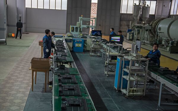 Завод по сборке бытовой техники в селе Мердзаван - Sputnik Армения