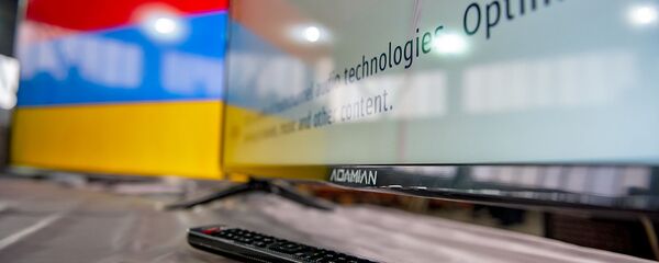 LED телевизоры Adamian, собранные в селе Мердзаван - Sputnik Армения