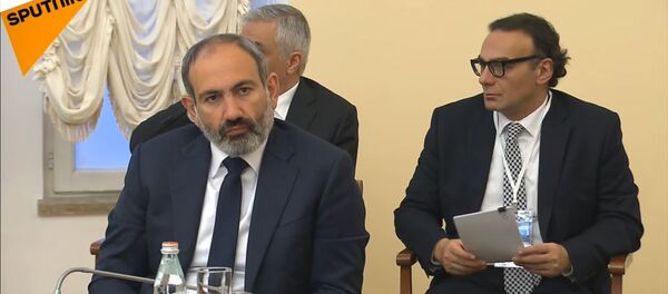 И.о. премьер-министра Армении Никол Пашинян на заседании Высшего Евразийского экономического совета (6 декабря 2018). Санкт-Петербург И.о. премьер-министра Армении Никол Пашинян на заседании Высшего Евразийского экономического совета (6 декабря 2018). Санкт-Петербург - Sputnik Արմենիա