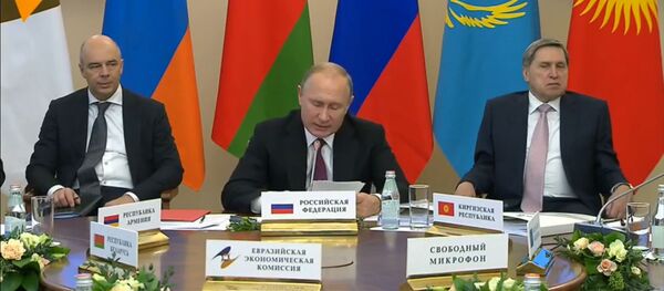 Речь президента России Владимира Путина на заседании Высшего Евразийского экономического совета (6 декабря 2018). Санкт-Петербург - Sputnik Армения