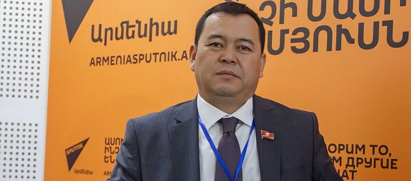 Координатор группы международных наблюдателей МПА СНГ Мирлан Бакиров Координатор группы международных наблюдателей МПА СНГ Мирлан Бакиров - Sputnik Армения