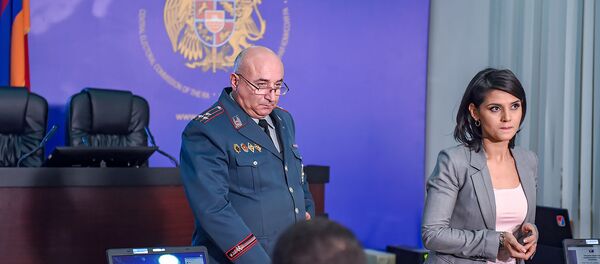 Замначальника штаба Полиции Ашот Саркисян - Sputnik Армения