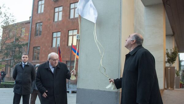 Церемония открытия улицы имени Рафаэля Лемкина в Ереване (11 декабря 2018). Еревaн - Sputnik Армения