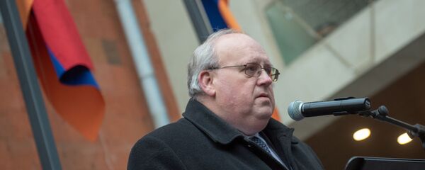 Посол Польши в Армении Павел Чеплак на церемонии открытия улицы им. Лемкина (11 декабря 2018). Еревaн - Sputnik Армения