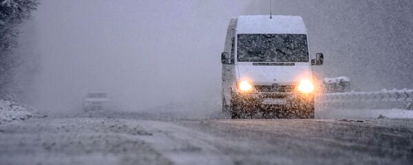 Снег на трассе - Sputnik Արմենիա