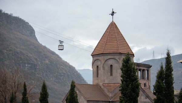 Церковь Святого Григора Нарекаци в городе Алаверди, Лори - Sputnik Армения