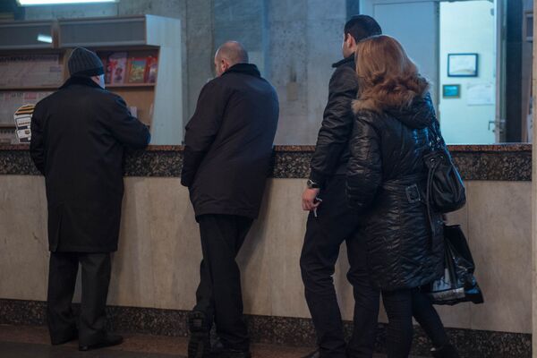 Очередь в почтовом отделении Очередь в почтовом отделении - Sputnik Армения