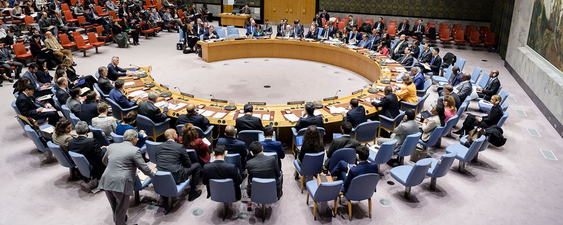 Совет Безопасности ООН рассматривает письменное обращение постоянного представителя Сербии при ООН (17 декабря 2018). Нью-Йорк - Sputnik Армения, 1920, 05.11.2021