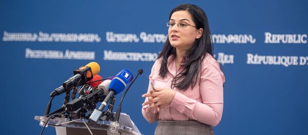 Пресс-конференция спикера МИД Армении Анны Нагдалян (20 декабря 2018). Еревaн - Sputnik Արմենիա