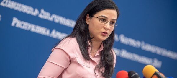 Пресс-конференция спикера МИД Армении Анны Нагдалян (20 декабря 2018). Еревaн - Sputnik Արմենիա