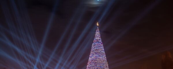 Торжественная церемония зажжения огней главной елки Еревана (21 декабря 2018). Еревaн - Sputnik Արմենիա