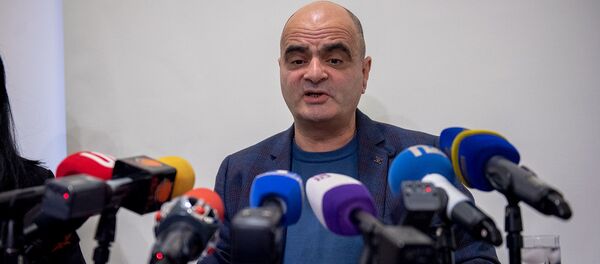 Пресс-конференция адвоката Манвела Григоряна Левона Багдасаряна (24 декабря 2019). Еревaн - Sputnik Армения