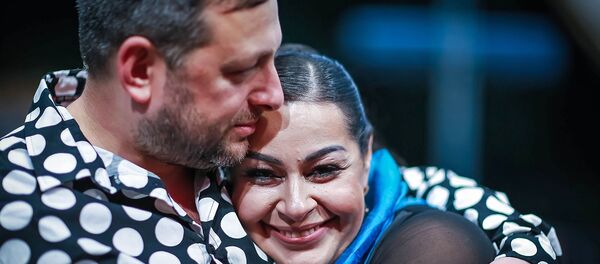 Мариам Мерабова с мужем Арменом  - Sputnik Армения