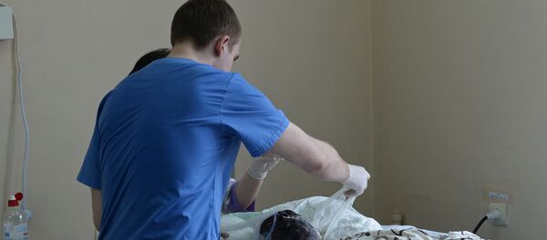 Пострадавшие от взрыва. Архивное фото - Sputnik Армения