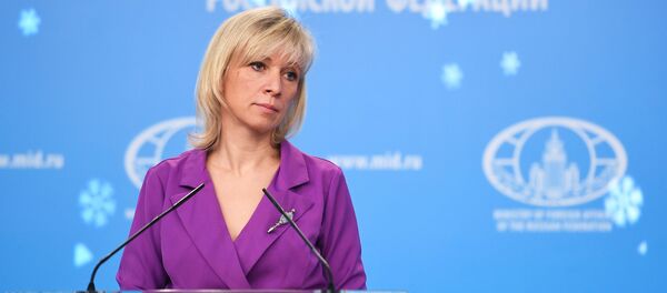 Официальный представитель МИД России Мария Захарова во время брифинга (26 декабря 2018). Москвa Официальный представитель МИД России Мария Захарова во время брифинга (26 декабря 2018). Москвa - Sputnik Արմենիա