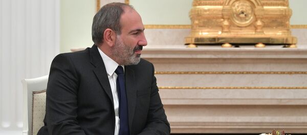 И.о. премьер-министра Армении Никол Пашинян во время встречи с президентом России Владимиром Путиным (27 декабря 2018). Москвa И.о. премьер-министра Армении Никол Пашинян во время встречи с президентом России Владимиром Путиным (27 декабря 2018). Москвa - Sputnik Արմենիա