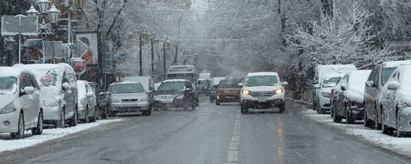 Первый снег в Ереване - Sputnik Армения