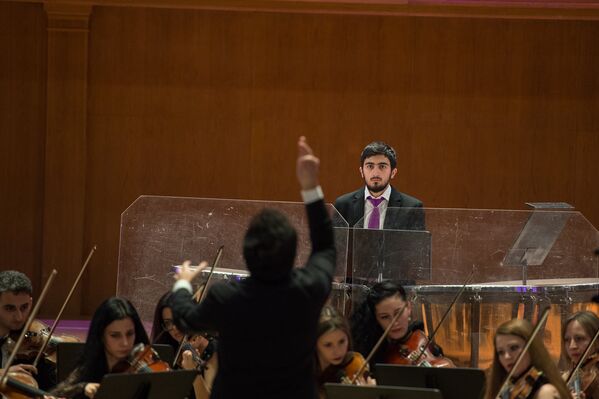 Концерт, посвященный 10-летию Государственного молодежного оркестра Армении - Sputnik Армения