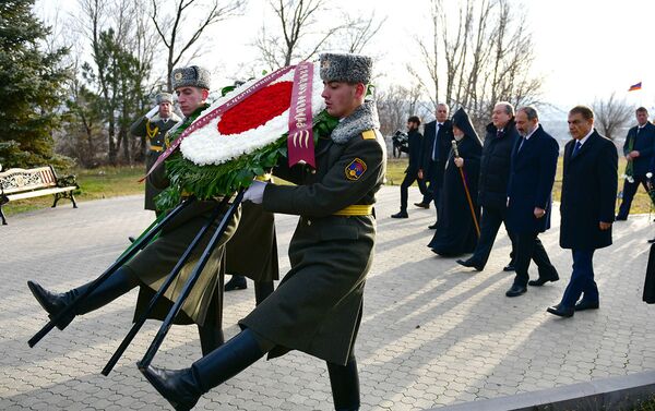 Президент Армен Саркисян посетил мемориальный комплекс Ераблур - Sputnik Армения