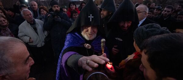 Рождественский сочельник в церкви Святой Гаяне (5 января 2019). Эчмиадзин - Sputnik Արմենիա