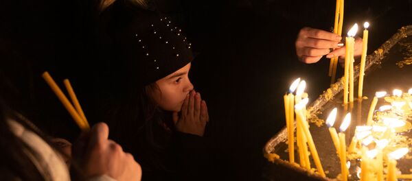 Рождественский сочельник в церкви Святой Гаяне (5 января 2019). Эчмиадзин - Sputnik Армения