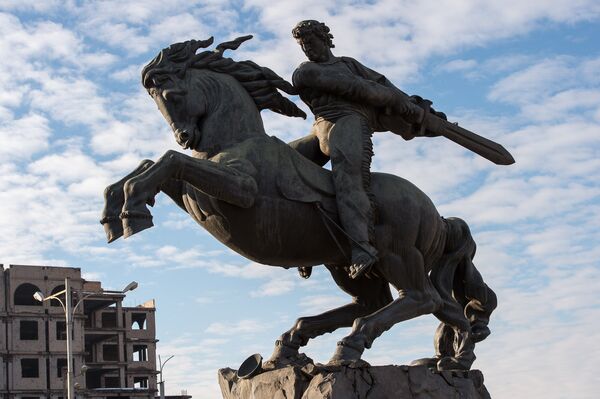 Памятник Давиду Сасунскому Памятник Давиду Сасунскому - Sputnik Արմենիա