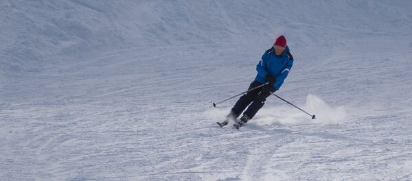Цахкадзор, канатная дорога, снег, лыжи, лыжник Цахкадзор, канатная дорога, снег, лыжи, лыжник - Sputnik Արմենիա