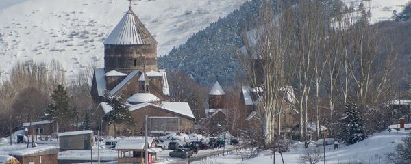 Церковь Кечарис в Цахкадзоре - Sputnik Армения