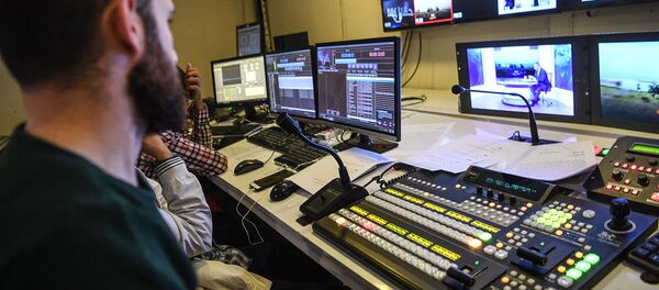 Сотрудники телеканала. Архивное фото - Sputnik Армения