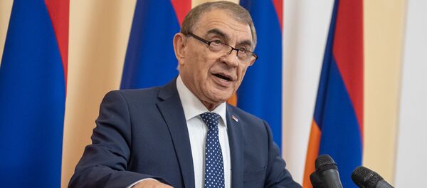 Ара Баблоян на приеме для прессы (11 января 2019). Еревaн - Sputnik Армения