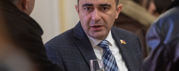 Эдмон Марукян во время приема для прессы (11 января 2019). Еревaн - Sputnik Արմենիա